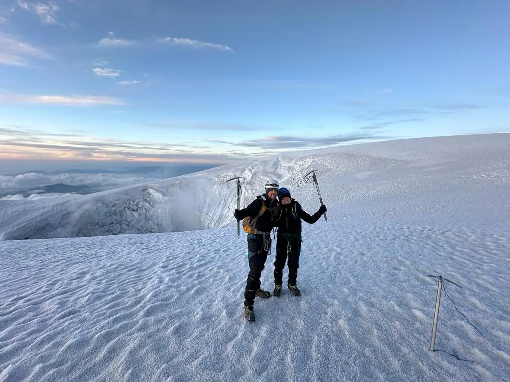 Senderistas en nevado del tolima